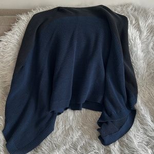 Lululemon two tone poncho sweater